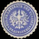 Siegelmarke K.Pr. Landrath des Kreises Braunsberg W0391635